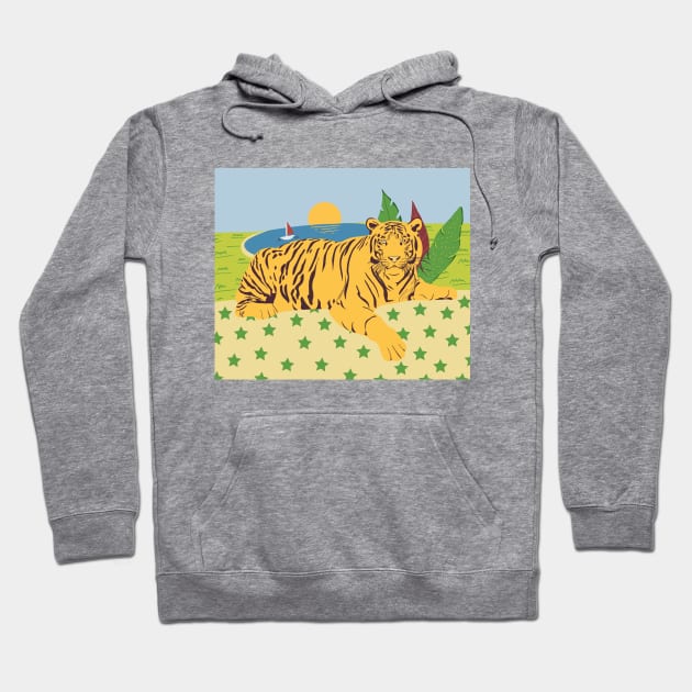 Great tiger Hoodie by Mimie20